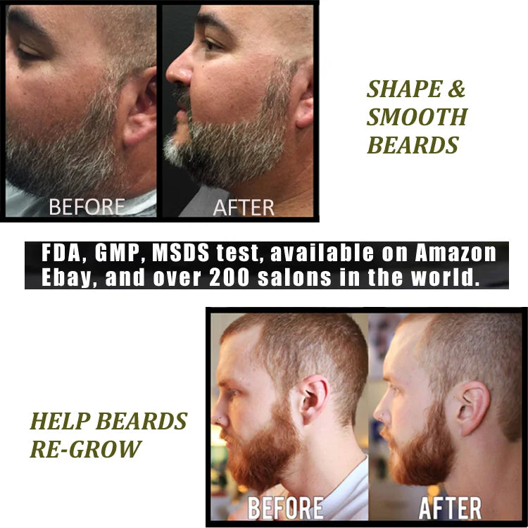 ENVISHA Growth Beard Care Oil & Cream - Thicker, Fuller Beard for Men