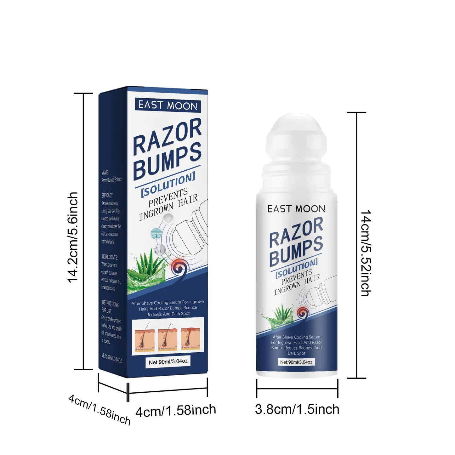 After Shave Repair Lotion - Smooth Skin & Ingrown Hair Treatment