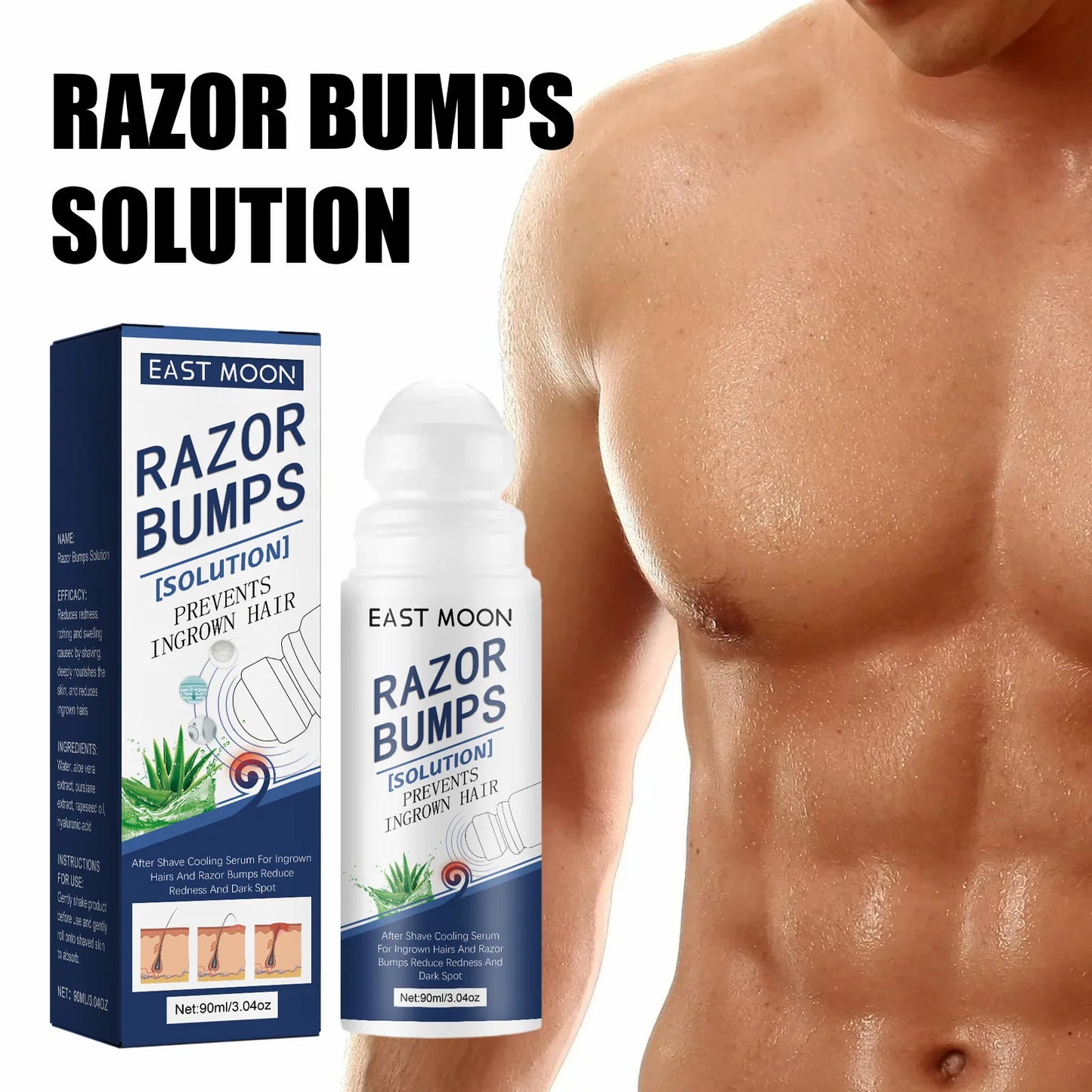 After Shave Repair Lotion - Smooth Skin & Ingrown Hair Treatment