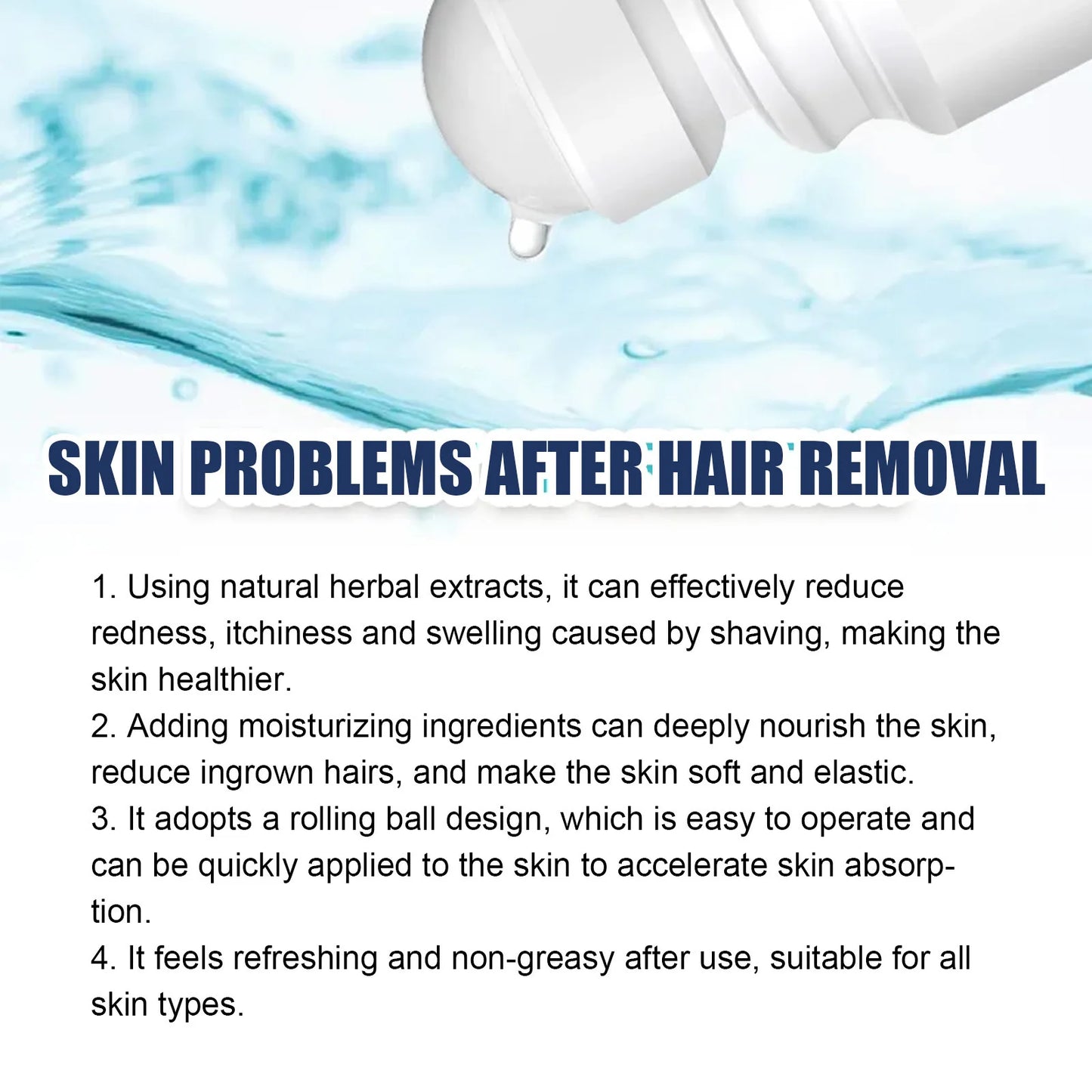 After Shave Repair Lotion - Smooth Skin & Ingrown Hair Treatment