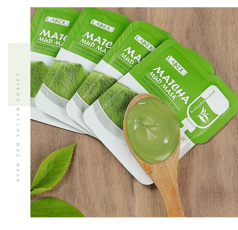 50pcs LAIKOU Sakura Mud Masks - Moisturizing, Anti-Aging, Anti-Acne, Deep Cleansing Facial Clay Masks for Skincare and Beauty.