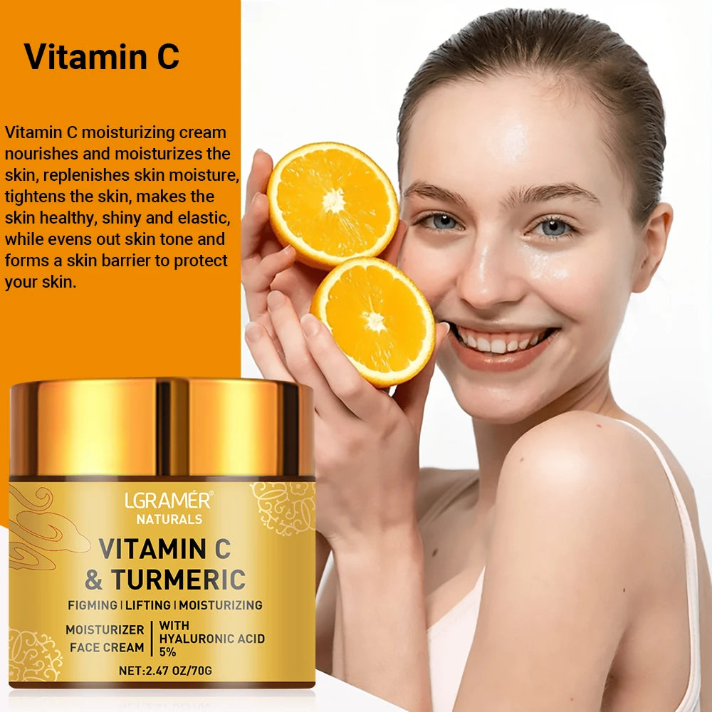 Turmeric Vitamin C Retinol Whitening & Moisturizing Face Cream 70g