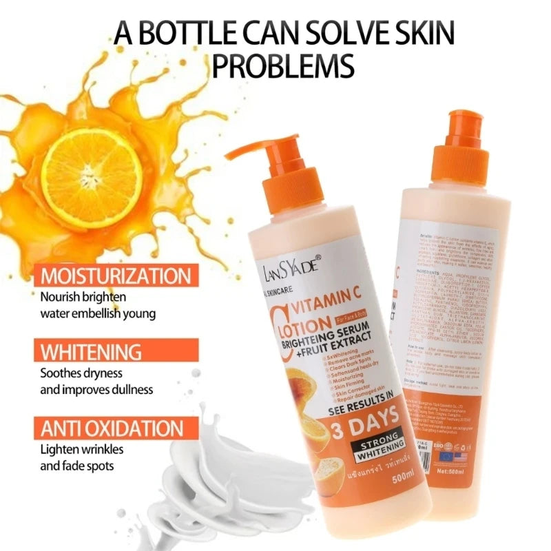 Body Lotion Vitamin C - Moisturizing & Brightening Cream