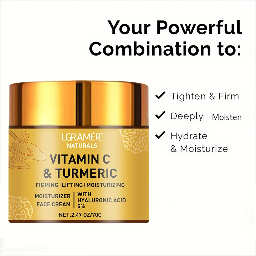 Turmeric Vitamin C Retinol Whitening & Moisturizing Face Cream 70g